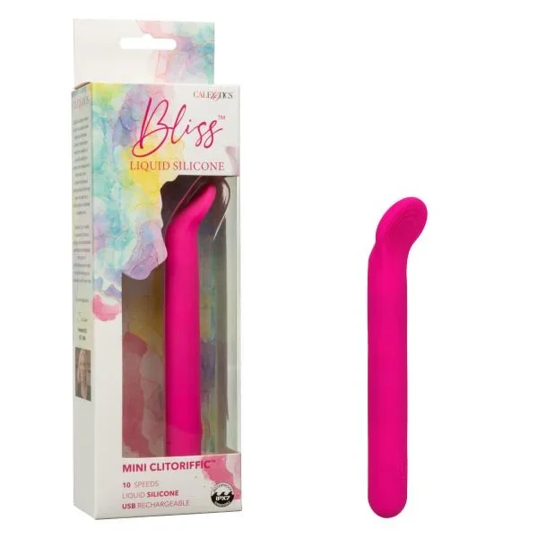 Bliss Liquid Silicone Mini Clitoriffic – Pink