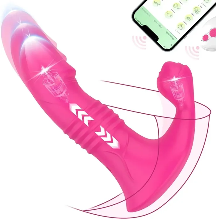 Bluetooth-Controlled Thrusting Vibrator