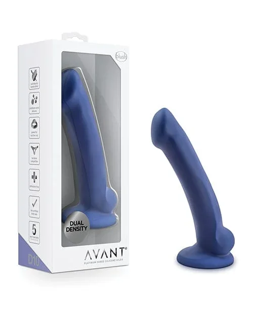 Blush Avant D10 Silicone Dildo – Ergo Mini Indigo