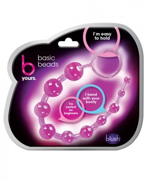 Blush B Yours Basic Anal Beads – Purple