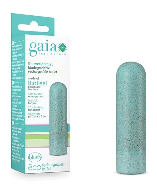 Blush Gaia Eco Rechargeable Bullet – Aqua
