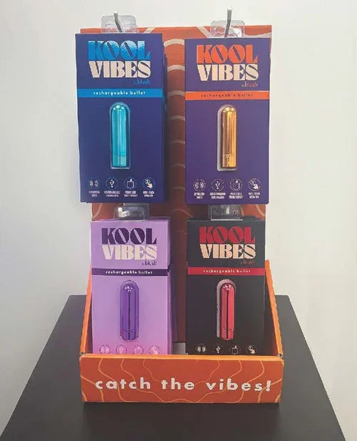 Blush Kool Vibes Merchandising Counter Display Kit – Assorted Colors Display of 4