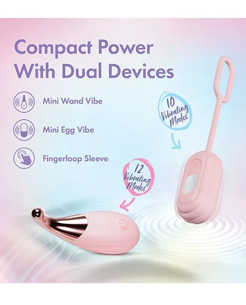 Blush Play With Me Wanderlust 4 Piece Vibrator Set – Pink