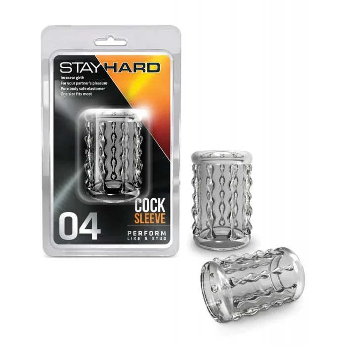 Blush Stay Hard Cock Sleeve 04 – Clear