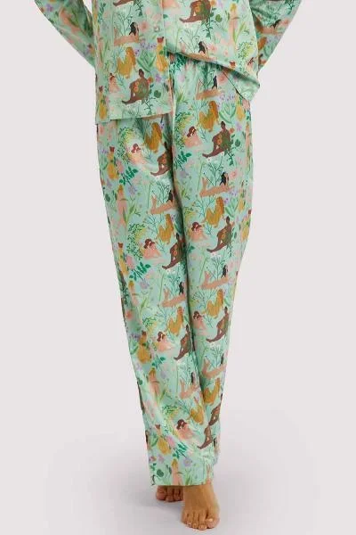 Bodil Jane Recycled Nudes & Flowers Trousers –