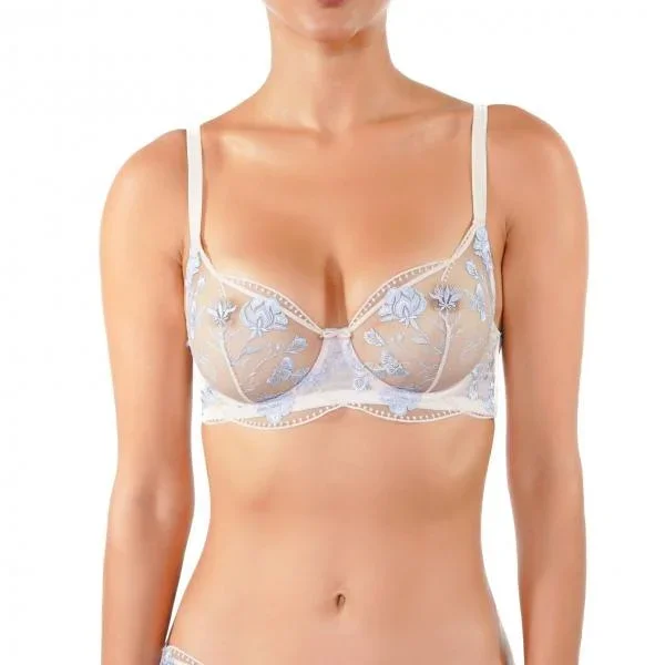 Boheme Underwire Bra – Floral Blue –