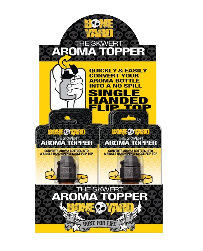 Boneyard Skwert Aroma Topper POS Display 6 Large/6 Small – Display of 12