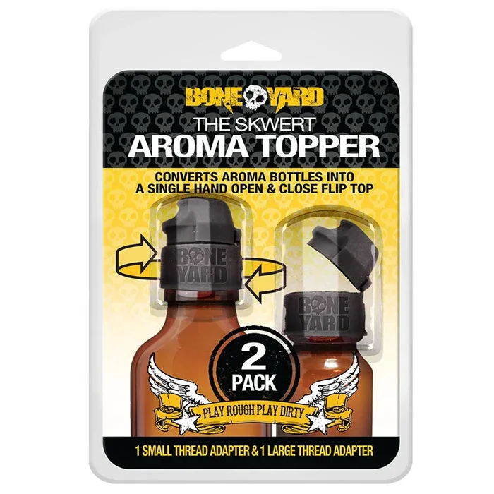 Boneyard The Skwert Aroma Topper 2 Pack – Aroma Bottle Caps – 1 Large and 1 Small