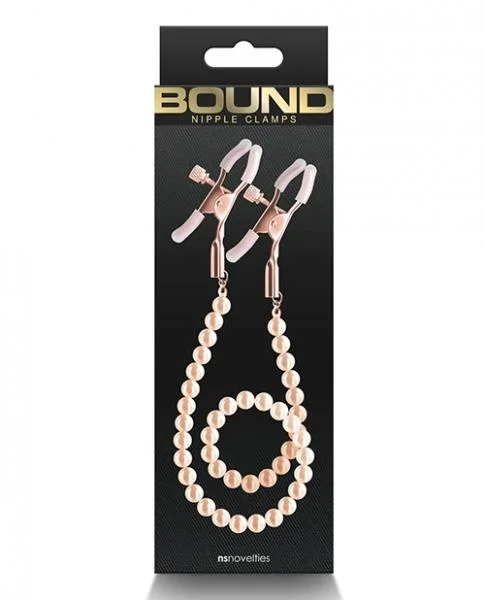 Bound DC1 Nipple Clamps – Rose Gold