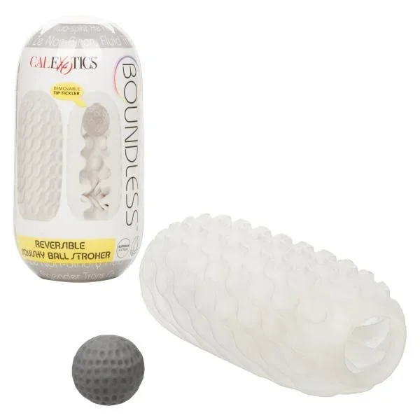 Boundless Reversible Squishy Ball Stroker – Smoke