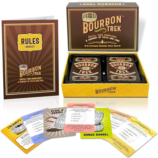 Bourbon Gifts For Men Unique Trivia Game Bourbon Trek For Whiskey Lovers Wh