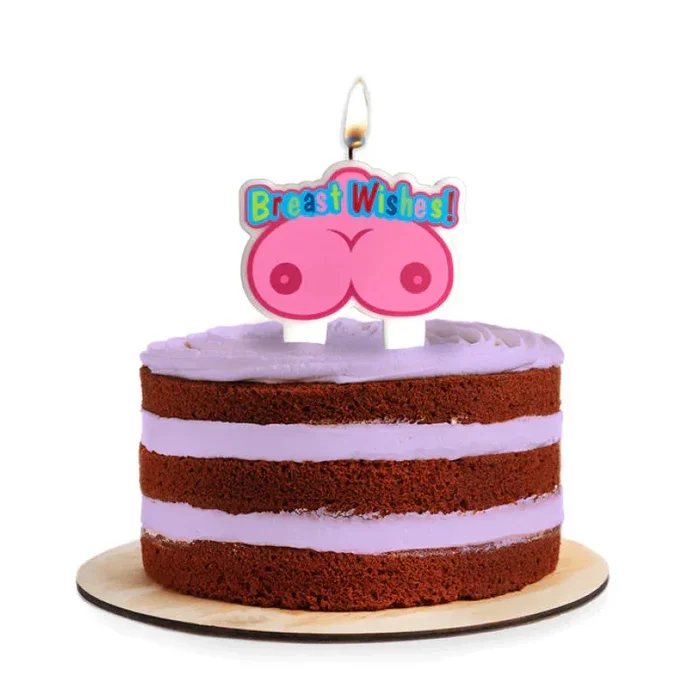 Breast Wishes Boobie Party Candle