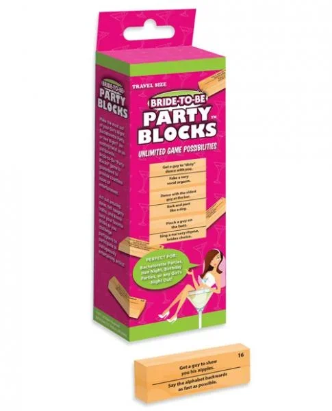 Bride to Be Party Blocks