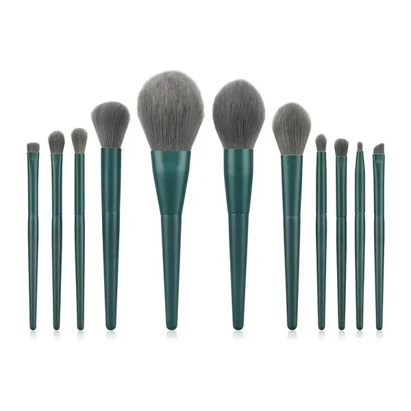 Brush Mix Foundation Makeup Pieces Cosmetic Eyeshadow For Set Powder 11 Brush Brush Under Eye Powder Brush