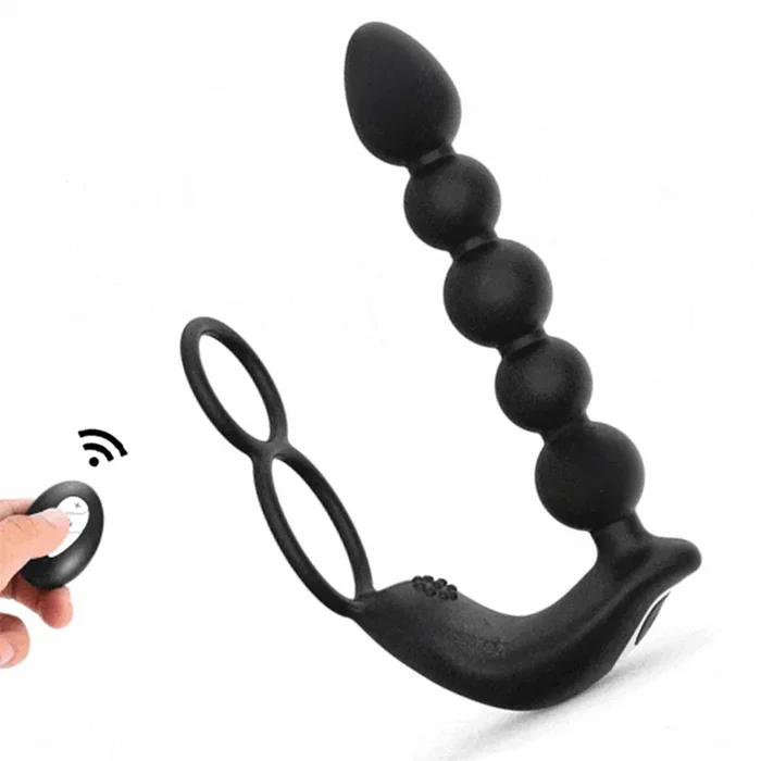 Butt Plug Anal Penis Ring Rechargeable Prostate Massager