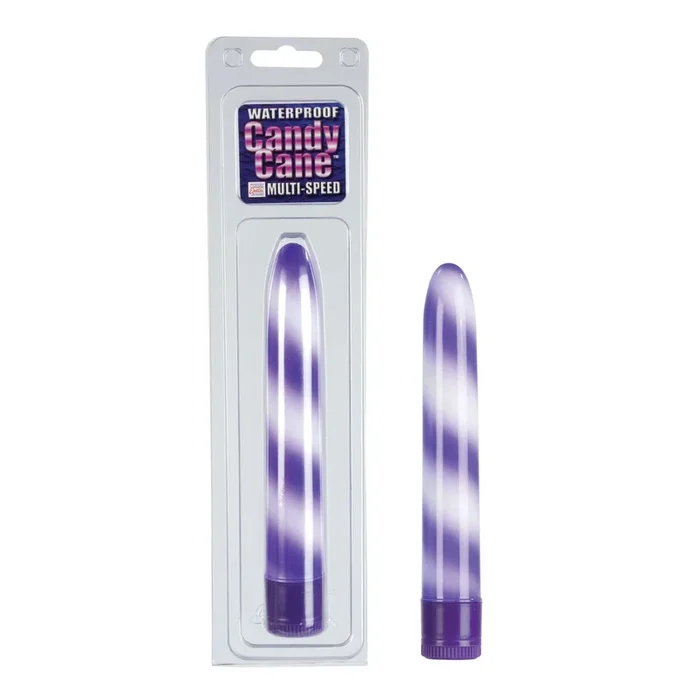 CalExotics Candy Cane 6 inch Vibrator Purple