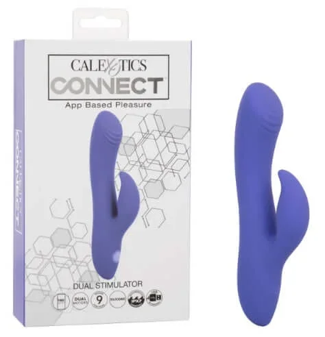 CalExotics Connect Dual Stimulator | App-Controlled, 9 Vibration Functions