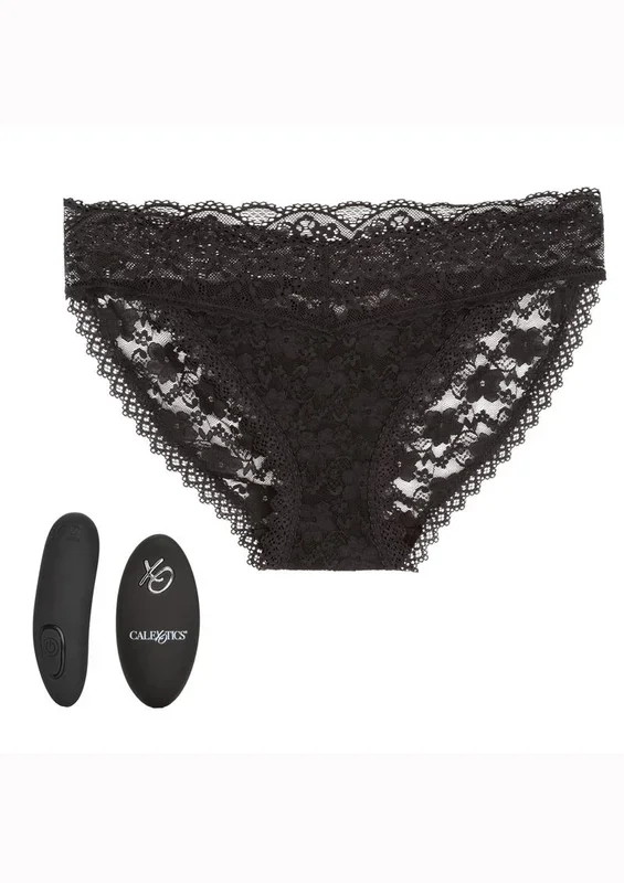 CalExotics Remote Control Lace Panty Set With Vibrating Stimulator