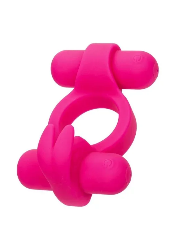 CalExotics Silicone Rechargeable Rockin’ Rabbit Cock Ring