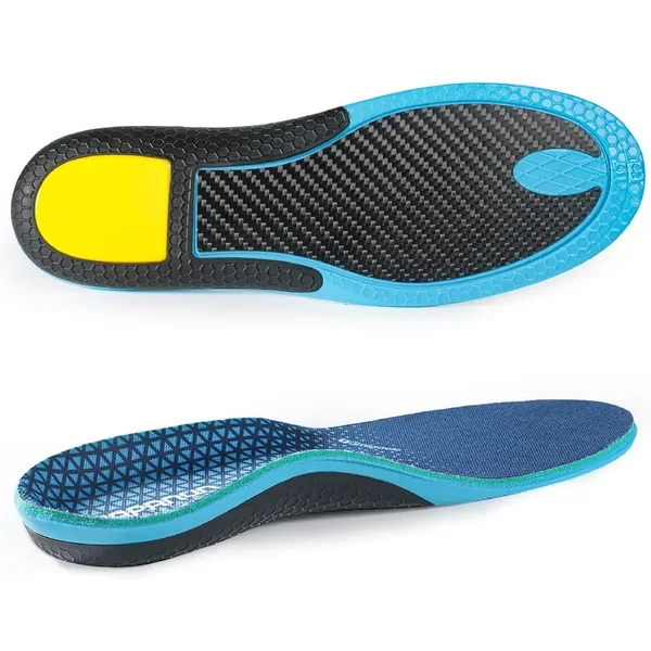 Carbon Fiber Shock-Absorbing Insole with Arch Support is Suitable for Basketball,