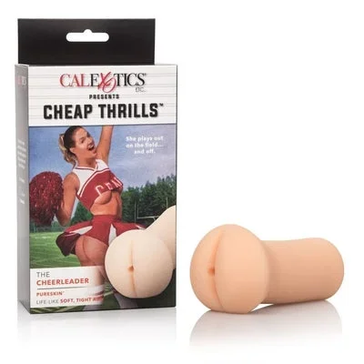 Cheap Thrills The Cheerleader Male Masturbation Sleeve Realistic Flesh Tone Compact Size
