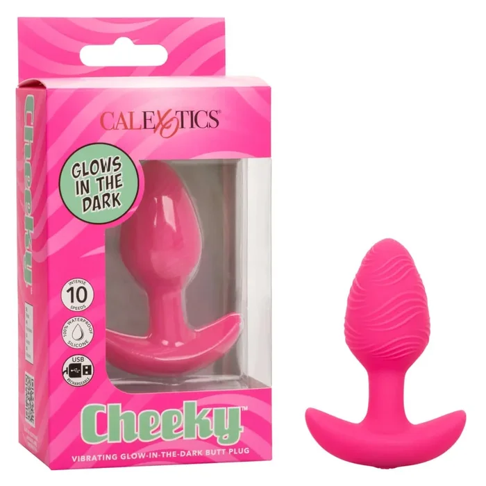 Cheeky Vibrating Glow-In-The-Dark Butt Plug | 10 Vibration Modes, Body-Safe Silicone