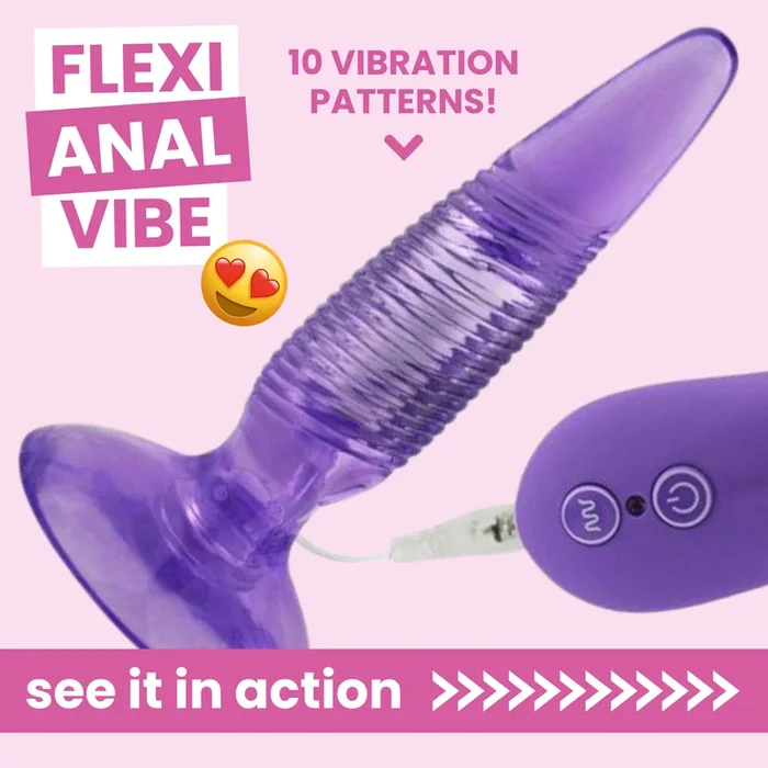 Cherry’s Vibrating Twister Butt Plug