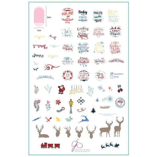 Christmas Express (CjS C-29) – Clear Jelly Stamping Plate