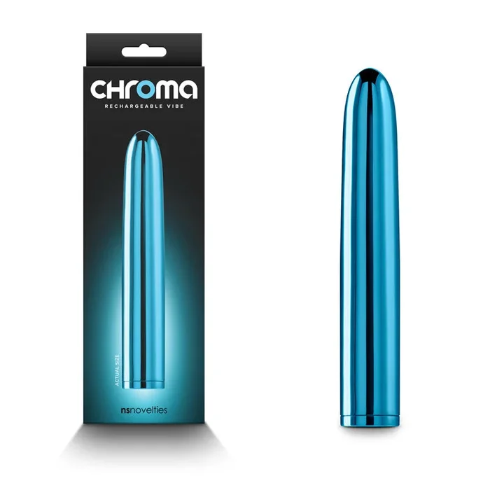 Chroma – Teal – Metallic Teal 17 cm USB Rechargeable Vibrator