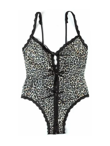 Classic Leopard Open Teddy –