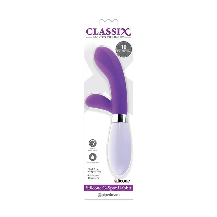 Classix Silicone G-Spot Rabbit – Purple