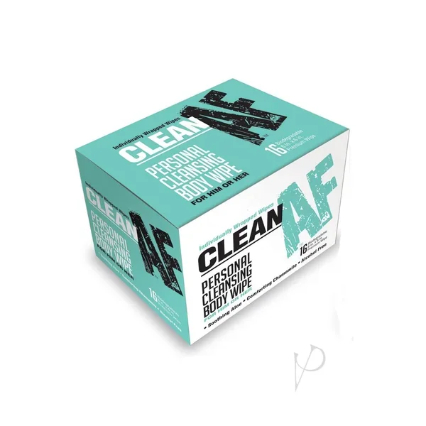 Clean Af Wipes 16/bx