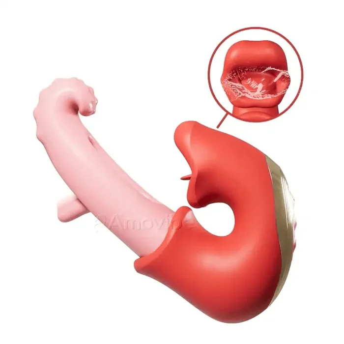 Clitoral Flapping Vibrator – Waterproof with Licking & Teasing Modes