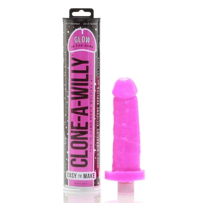 Clone A Willy Penis Moulding Kit Glow In The Dark Hot Pink