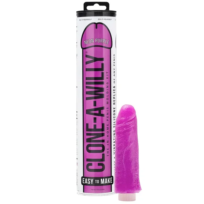Clone-A-Willy Vibrator Kit in Neon Purple