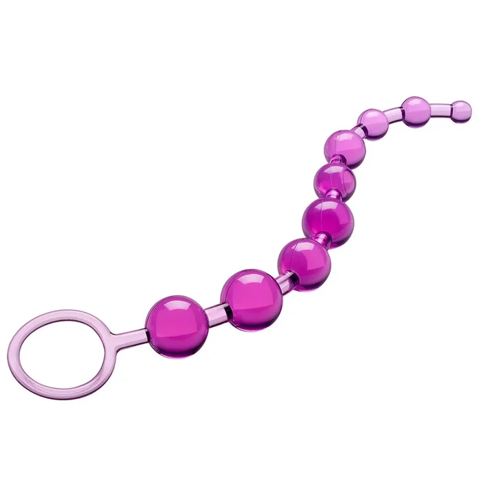 Cloud 9 Purple Classic Anal Beads Set for Adult Intimacy Pleasure