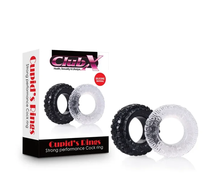 Club X Cupids Rings 2 Pack