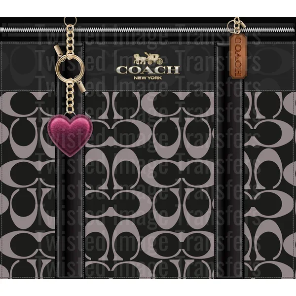 Coach Bag Minnie (18) 20 oz Skinny Straight Tumbler Wrap