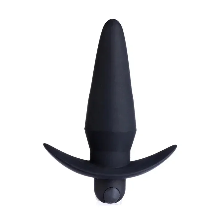 Cody Silicone Vibrating Anal Plug – Black
