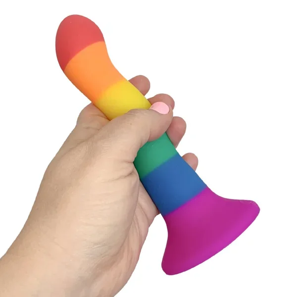 Colours Wave Pride Edition 7.5 Inch Silicone Rainbow Dildo