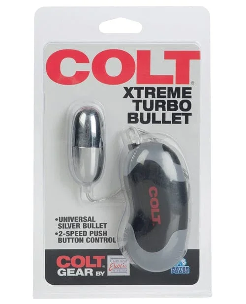 Colt Xtreme Turbo Bullet Power Pack Waterproof – 2 Speed Silver
