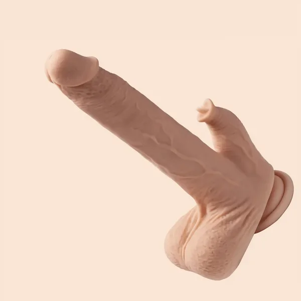 Colter Thrusting Large 8.5″ Realistic App Controlled Dildo with Clit Licker