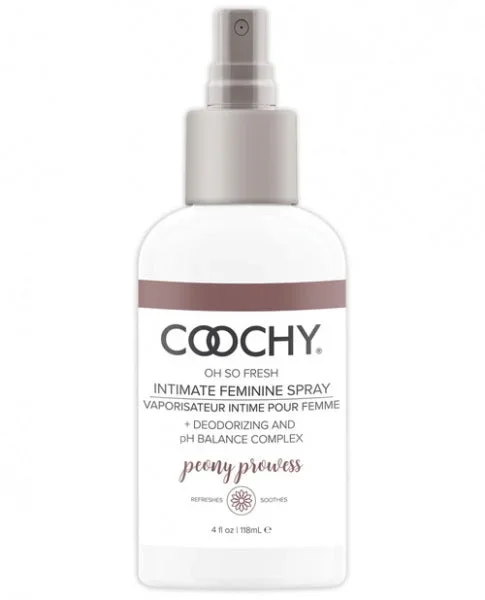 COOCHY Intimate Feminine Spray – 4 oz Peony Prowess