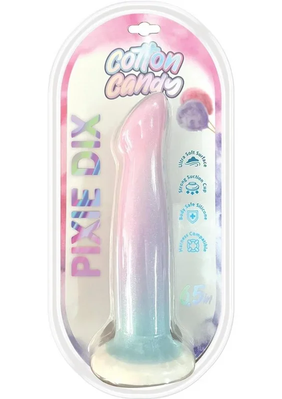 Cotton Candy Pixie Dix Mini Silicone Dildo