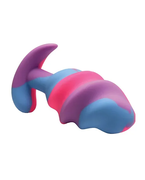 Creature Cocks – Unicorn Swirl Silicone Butt Plug – Large
