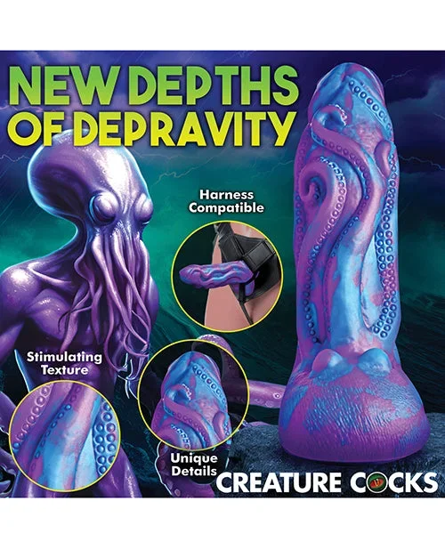 Creature Cocks Octophallus Silicone Dildo – Purple/Blue