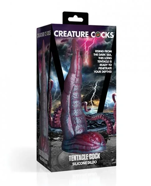 Creature Cocks Tentacle Cock Silicone Dildo – Red/Blue
