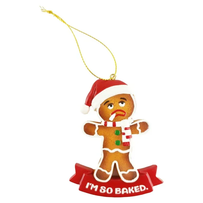 Crooked Christmas Ornament I’m So Baked