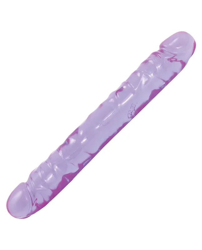 Crystal Jellies 12″ Jr. Double Dong – Purple