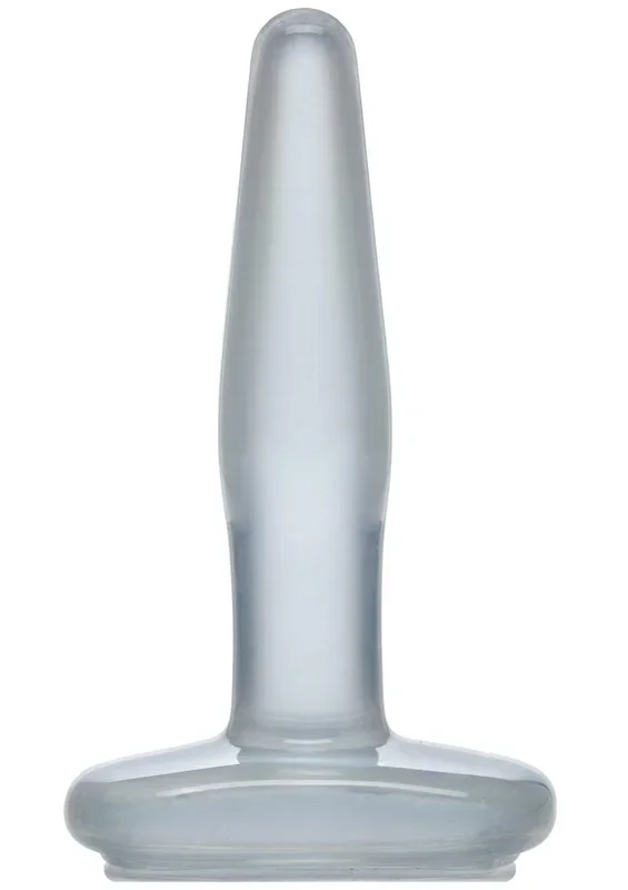 Crystal Jellies Butt Plug Clear Silicone